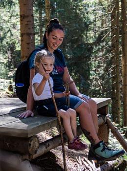 Familienhotel Torghele's Wald + Fluh im Allgäu mit Entspannungswald